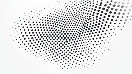 Modern halftone pattern creating a playful dotted effect, perfect for graphic designs and illustrations on a white backdrop.