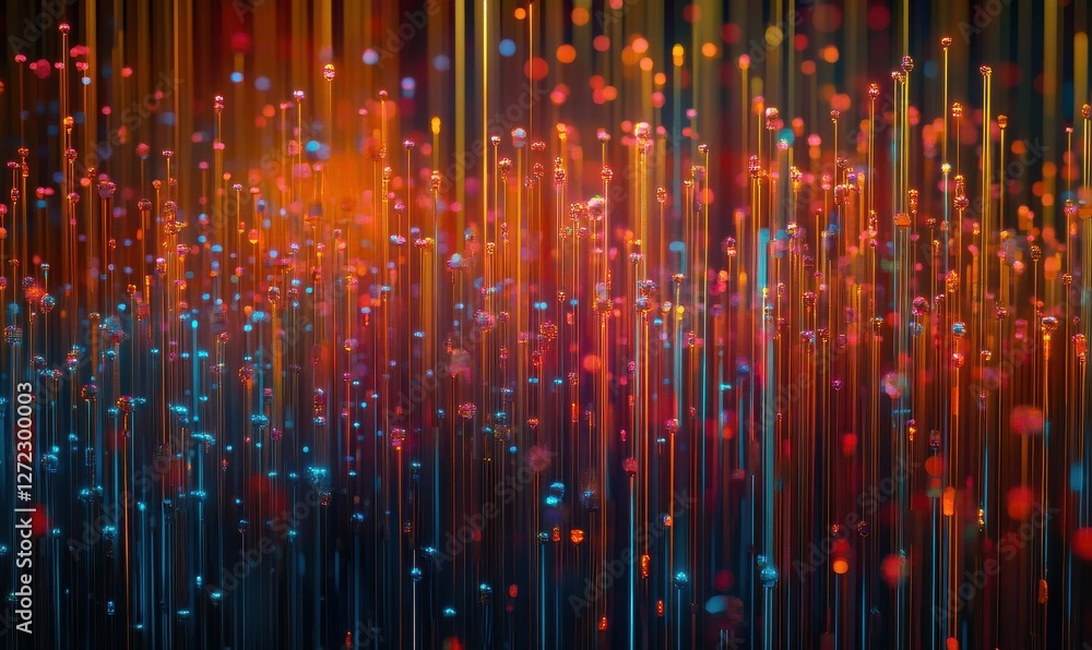 Aufkleber data network and digital communication concept,abstract background