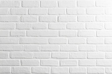 Fototapeta premium White brick wall with a few bricks missing