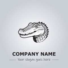 Crocodile logo design vector illustration