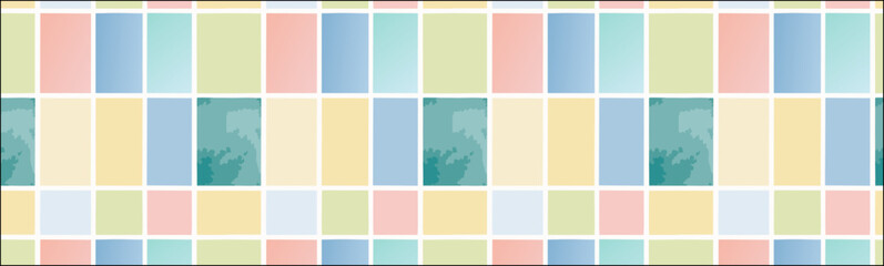 Simple watercolour geometric background pattern, vector illustration
