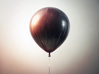 Obraz premium Low Light Birthday Balloon Photography - White Background Stock Image