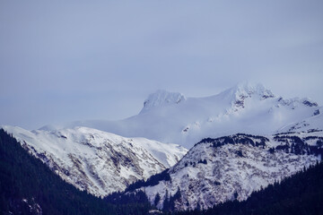 Juneau Snow Capped Mountains