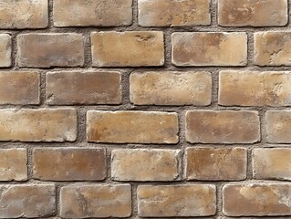 Brown and Beige Brick Wall Texture