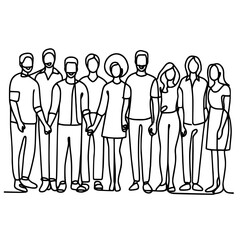 Diverse Group of People Holding Hands in Unity, people of business people