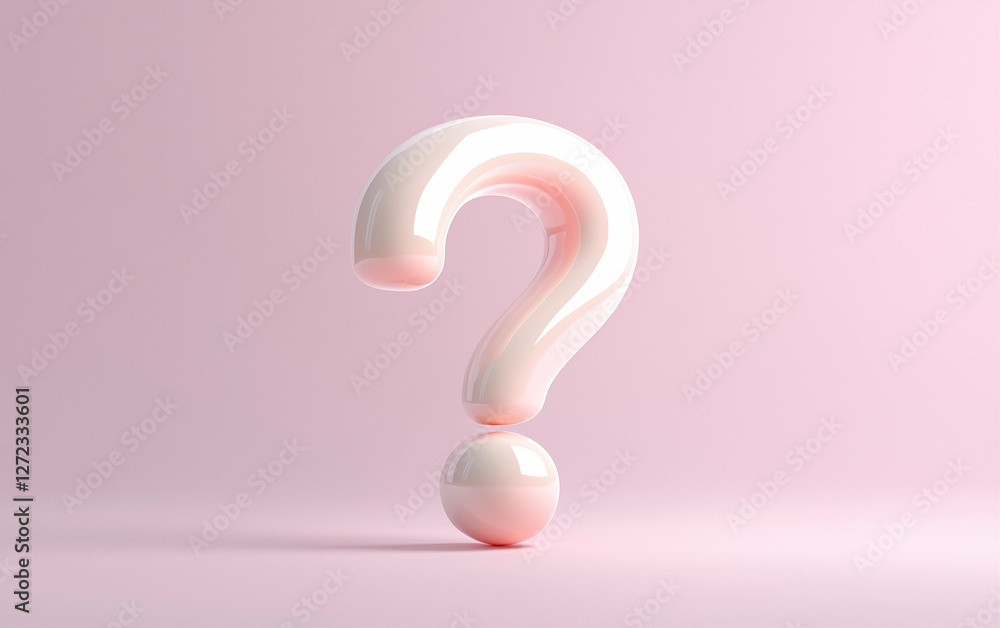 Aufkleber question mark graphic resources question mark on pink background. question mark 3d rendering. questi
