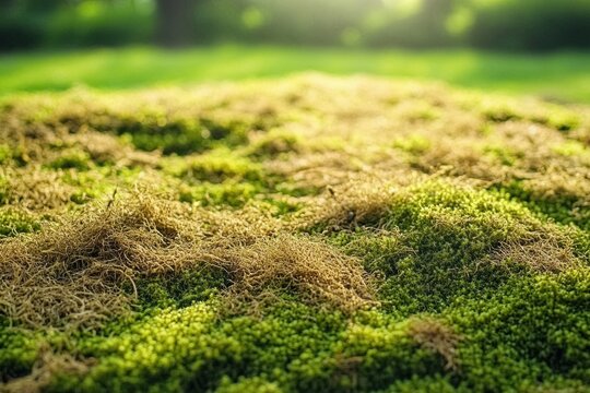 Spring Lawn Care and Maintenance with Electric Power Dethatching Tools for Grass and Moss Removal