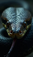 Fototapeta premium close up of a python