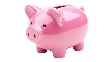 Obraz premium Indoor savings tips featuring a cute pink piggy bank
