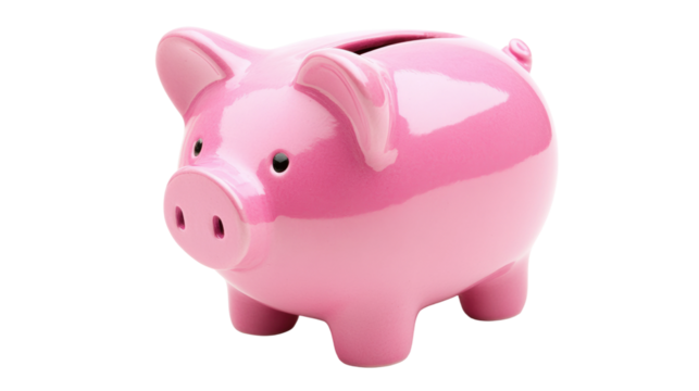 Indoor savings tips featuring a cute pink piggy bank