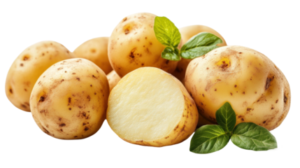 Harvesting fresh potatoes farm field food photography rural close-up