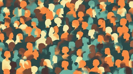 A Diverse Crowd: A Celebration of Humanity's Rich Tapestry