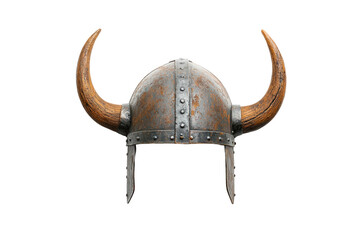 Indoor display of viking helmets historical artefacts on view