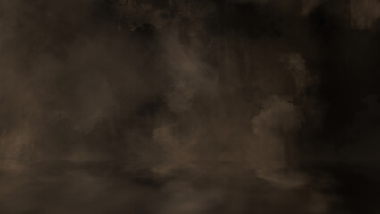 Dark atmospheric mist with swirling smoke and fog, creating a moody and cinematic backdrop. Ideal for digital compositions, visual effects, and abstract environments.