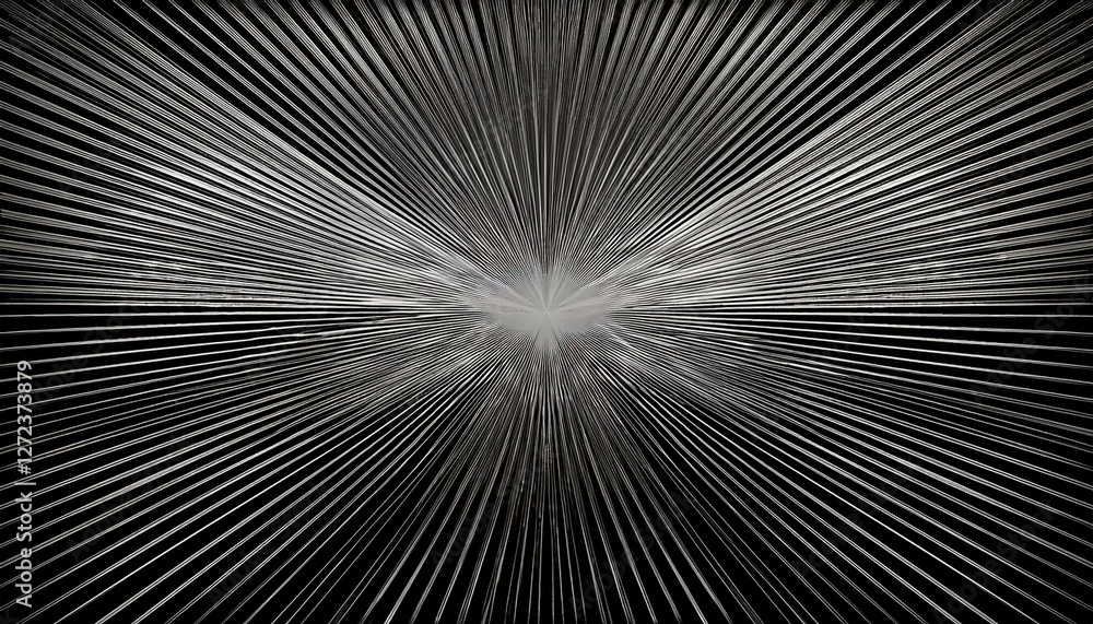 Poster monochrome rays background. generated image