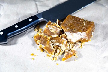 Traditional rapadura made with sugar cane juice