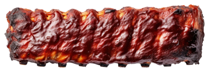 PNG Delicious BBQ pork ribs