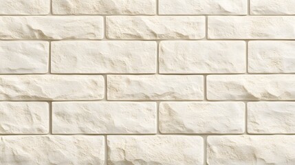 Obraz premium Off-White Textured Brick Wall