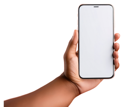 PNG Holding screen phone photo. - Powered by Adobe