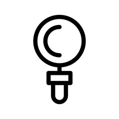 Magnifying Glass Icon Vector Symbol Design Illustration