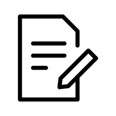 Contract Icon Vector Symbol Design Illustration