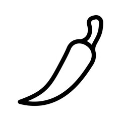 Chili Icon Vector Symbol Design Illustration