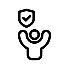 Trust Icon Vector Symbol Design Illustration