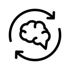 Behavior Icon Vector Symbol Design Illustration