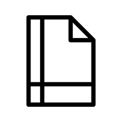 Paper Icon Vector Symbol Design Illustration