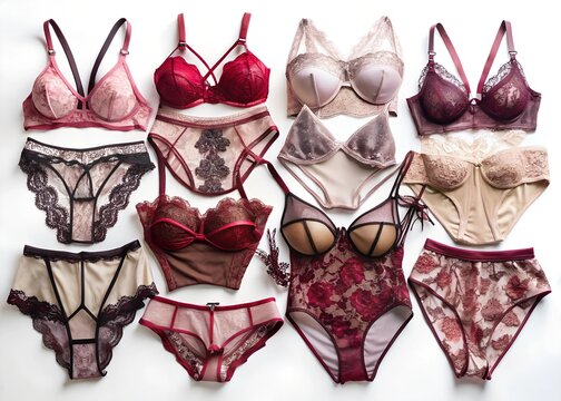 lingerie collection. panties, stockings, corsets, suspenders