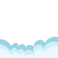 Bath foam with shampoo bubbles
