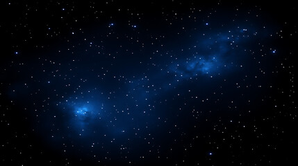 Fototapeta premium Deep Space Exploration Starfield View with Nebula Clouds and Countless Stellar Bodies Scenery.