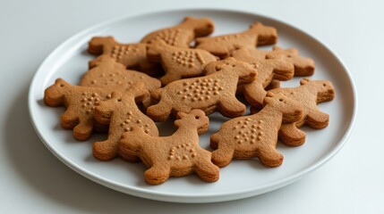Animal cookies plate, kitchen, baking