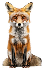 Fototapeta premium PNG A fox animal photography background.