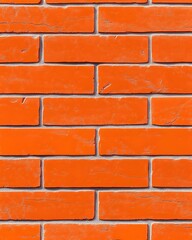 Obraz premium Image of Orange Brick Wall