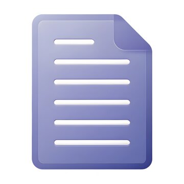Purple Document Icon