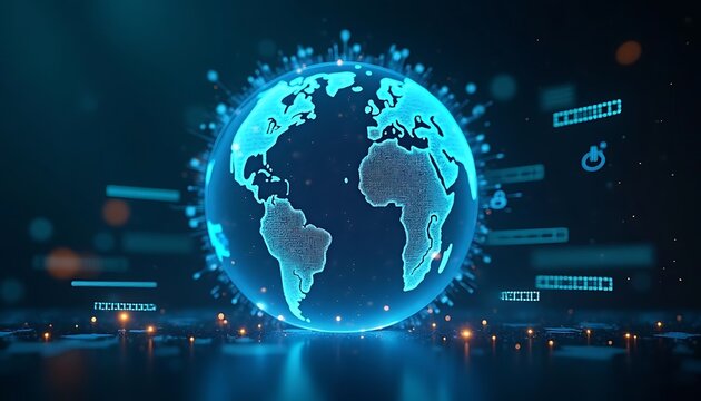 Global Network: Digital Earth Visualization