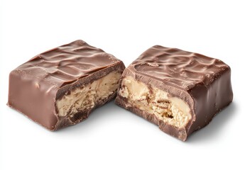 Tempting Chocolate Candy Bar with Creamy Filling and Crunchy Texture