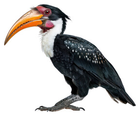 Obraz premium PNG Exotic bird with vibrant beak