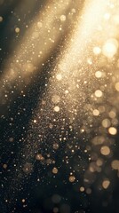 Obraz premium Captivating Macro Image of Illuminated Dust Particles Dancing Light
