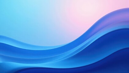 Fototapeta premium Abstract smooth blue ombre, calming and ethereal , ambient, soft