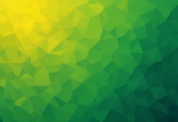 Obraz premium Dynamic Green and Yellow Abstract Polygonal Mosaic Gradient Background