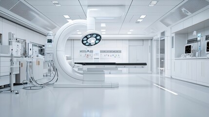 Cutting Edge Automated Robotic Surgery in Modern Medical Facility A Glimpse into the Future of Advanced Precision Driven Healthcare Solutions