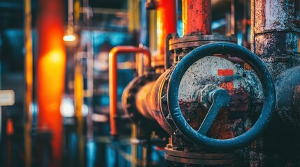Fototapeta premium Advanced Fireproof Coatings for Industrial Equipment and Pipes