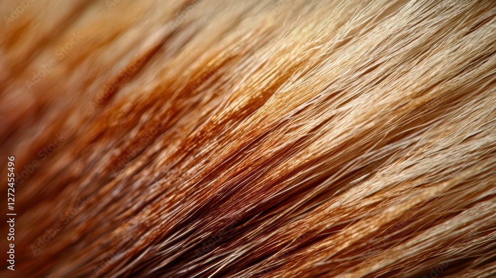 Poster macro shot of a brush tip highlighting detail and texture