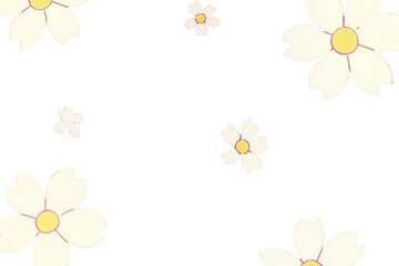 PNG Pink paper texture pattern flowers background.
