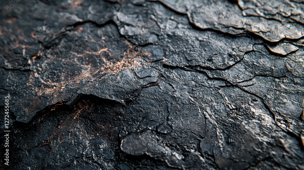 Poster detailed macro shot of advanced fireproof material texture