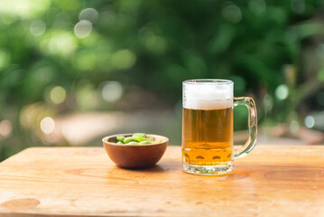 ビールと枝豆