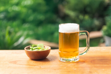 ビールと枝豆