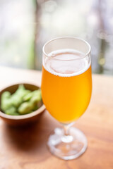 ビールと枝豆
